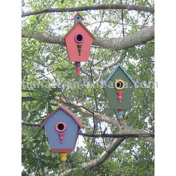  Color Painted Hanging Birdhouse (Farbe gemalt Hanging Vogelhaus)