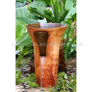 Handgefertigte Keramik-Brunnen (Handgefertigte Keramik-Brunnen)
