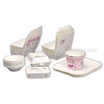  Paper Food Container Set (Papier Nahrungsmittel Container Set)