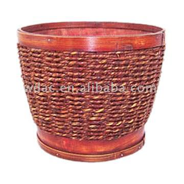  Split Wooden Pot (Split Pot en bois)