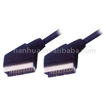  SCART 21P Plug-SCART 21P Plug ( SCART 21P Plug-SCART 21P Plug)
