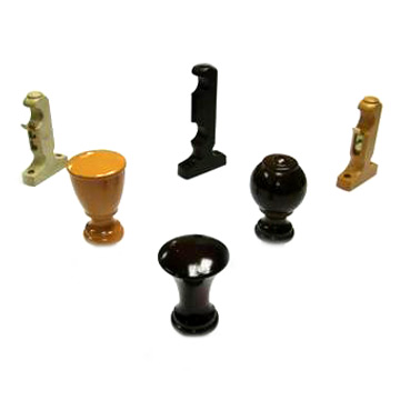  Wooden Curtain Finial & Accessory (Wooden Curtain Finial & Accessoires)