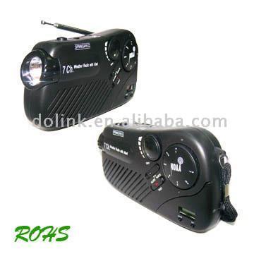  7-Channel Weather Band Radio with Clock (7-Weather Channel Band Radio avec horloge)