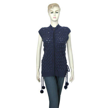  Ladies` Sweater Vest ( Ladies` Sweater Vest)