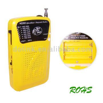  7-Channel Weather Band Radio with Alert (7-Weather Channel Band Radio avec Alert)