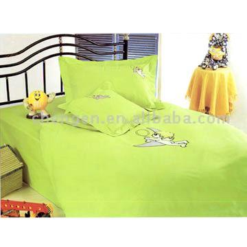  Plain Dyed Bedding Sheet Set ( Plain Dyed Bedding Sheet Set)