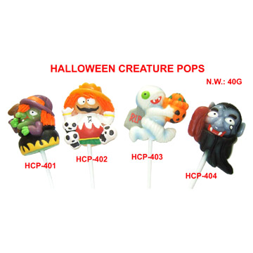  Halloween Creature Lollipops