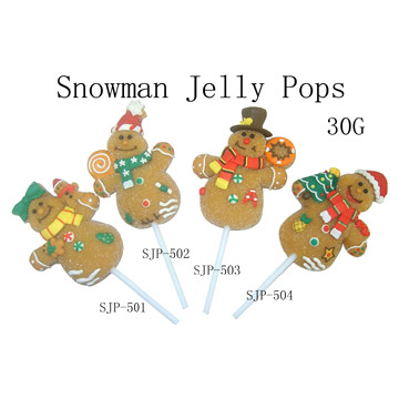  Christmas Jelly Lollipops (Noël Jelly Lollipops)