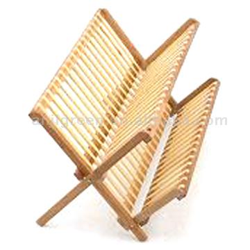  Bamboo Folding Dishrack (Bamboo Folding EGOUTTOIR)