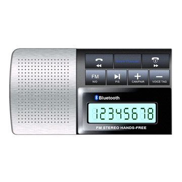  Bluetooth Speakerphone with FM Transmitter (Kit mains libres avec transmetteur FM)