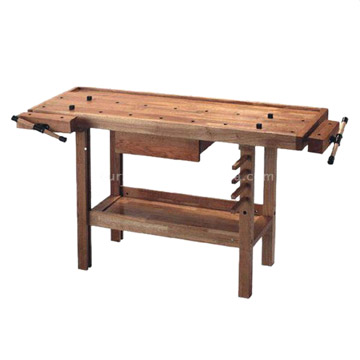  Wooden Bench with Oak Material (Banc en bois de chêne avec des matériaux)