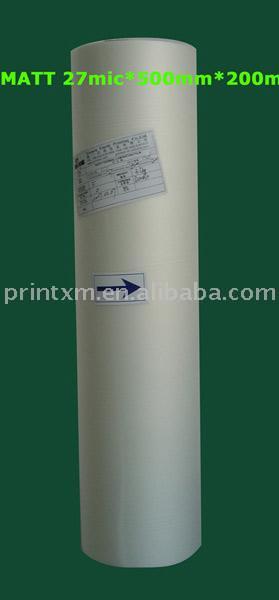  Bopp Pre-glued Film(Matte 27mic) (Bopp Pre-Film geklebt (Matte 27mic))