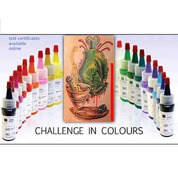 See larger image: Millennium Ink MOM's Bottle Complete Tattoo Ink Set/Kit