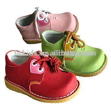  Girls` Leather Shoe ()