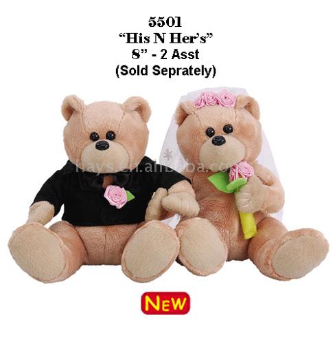  Wedding Dressed Plush Bear