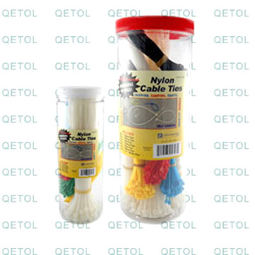  Cable Ties Packing in Plastic Barrel (Attaches de câbles d`emballage en plastique Barrel)