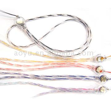  Rubber Lanyard with Flash Light ( Rubber Lanyard with Flash Light)