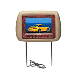  7" Headrest and Pillow TFT-LCD Color Monitor