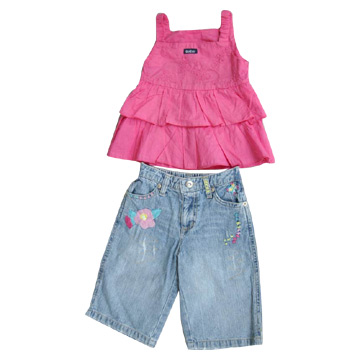  Girls` Fashion 2pc Set ( Girls` Fashion 2pc Set)