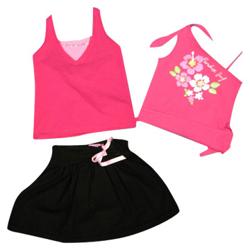 Toddler Girls` 3pc Set ( Toddler Girls` 3pc Set)