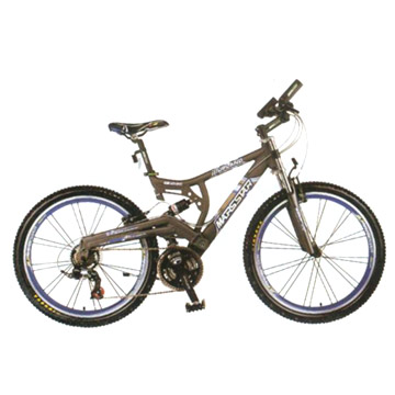  26" Alloy Frame Suspension Mountain Bicycle (26 "Alloy Frame Suspension Mountain Bicycle)