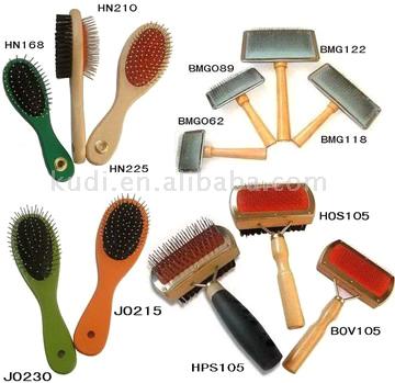  Pet Wooden Brush (Деревянный Pet Brush)