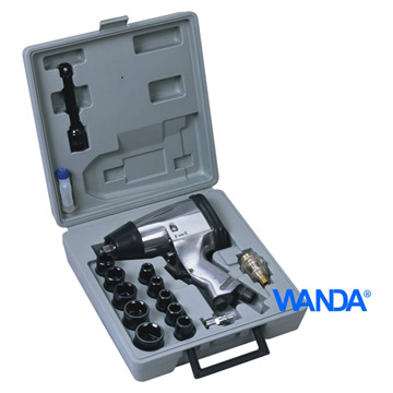  17pc 1/2" Air Impact Wrench Kit (17pc 1 / 2 "Luft-Schlagschrauber Kit)