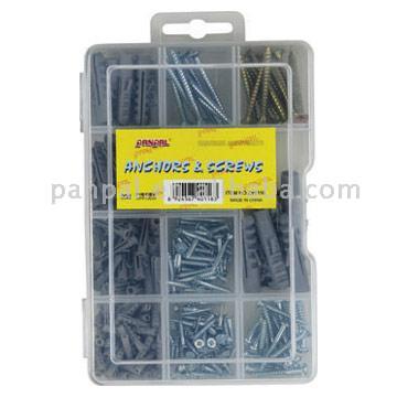  Anchor and Screw Assortment (335pcs) (Assortiment de vis d`ancrage (335pcs))