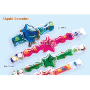  PVC Liquid Filled Bracelets (PVC liquide les bracelets)