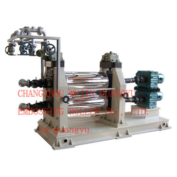 calendering rollers. Two-Roller Calendering Machine