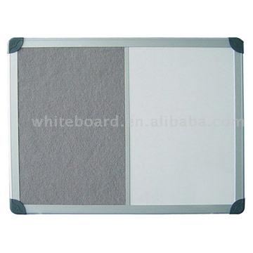  Aluminum Frame Dual Boards (Felt & Dry-Wipe Board) (Алюминиевая рама Dual платы (войлок & Сухой-Wipe советом))