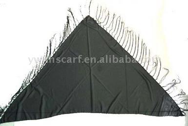  Chiffon Triangle Shawl ( Chiffon Triangle Shawl)