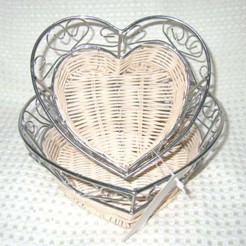  Heart-Shape Basket Set ( Heart-Shape Basket Set)
