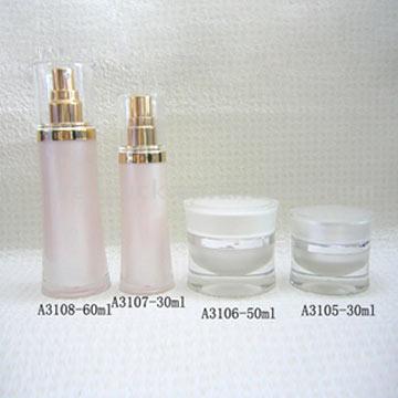  Acrylic Cream Jars