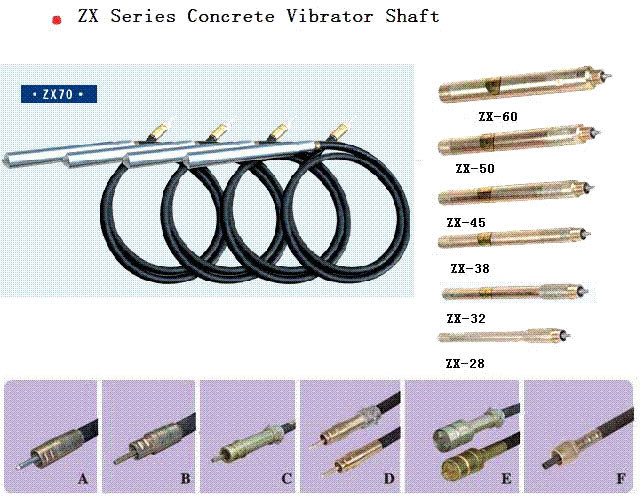  Concrete Vibrator Part (Бетонные части вибратора)