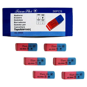  Red and Blue Erasers ( Red and Blue Erasers)