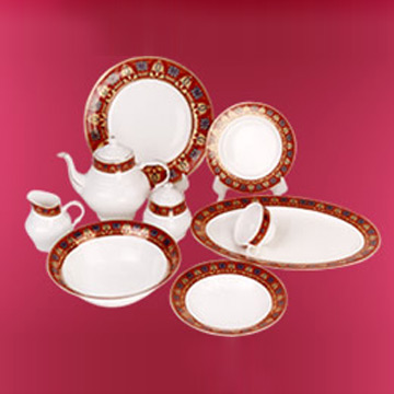  Bone China Western Style Dinner Set ( Bone China Western Style Dinner Set)