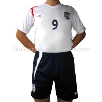  06/08 England Home Jersey (06/08 Англии Home Jersey)