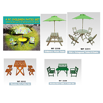  Children Patio Set (Kinder Patio Set)