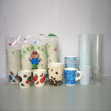  Paper Cup and Plastic Cup (Бумага Кубок и пластиковых стаканчиков)