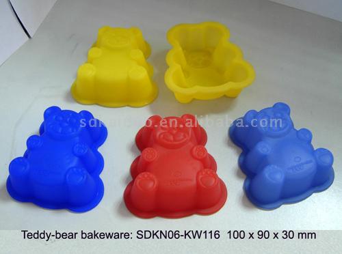 Silikon-Teddy-Bär Bakeware (SDKN06-KW16) (Silikon-Teddy-Bär Bakeware (SDKN06-KW16))