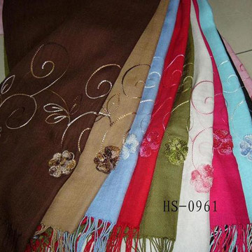  Embroider Scarf ()