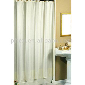  Polyester Satin Stripe Shower Curtains ( Polyester Satin Stripe Shower Curtains)