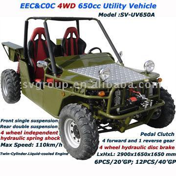  EEC/COC 4X4 650cc Utility Vehicle (ЕЭС / COC 4X4 650cc Utility Vehicle)