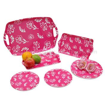 Melamine Tray Set (Mélamine Plateau Set)