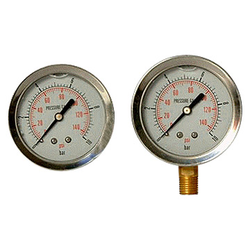  Liquid Filled Gauge With Bayonet Bezel (Жидкие Заполненные Калибровочные штык рамка)