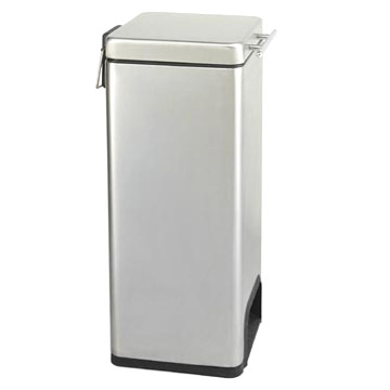 30L Square Stainless Steel Trash Can (30L Square Stainless Steel Trash Can)