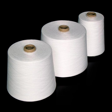  100% Polyester Spun Yarn (100% polyester filés)