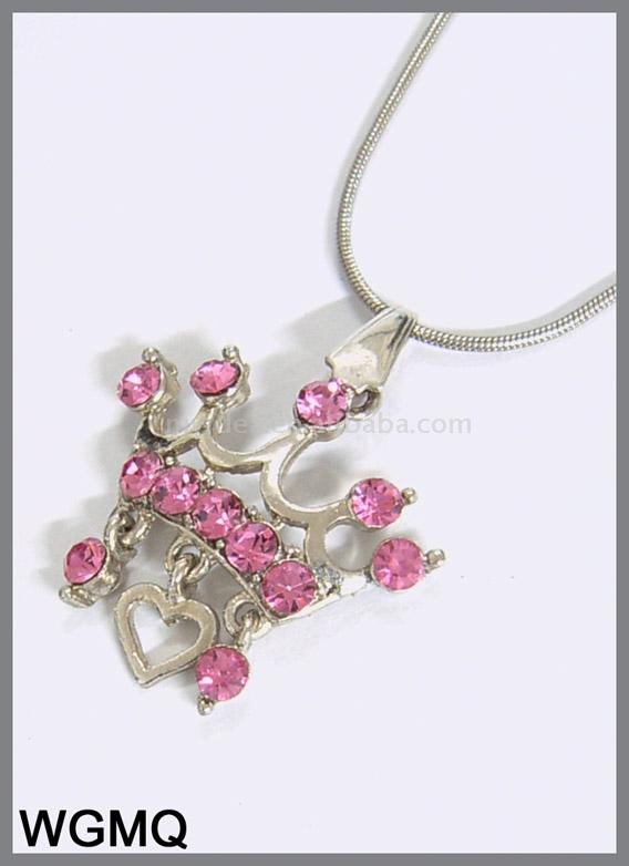 Tiaras Pendant Necklace (Tiares collier pendentif)
