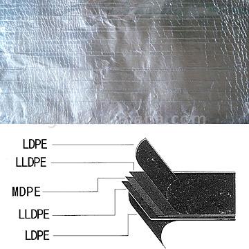 5-Layer Kraft/Bitumen/Aluminum Foil Lamination (5-слойной крафт / битумная / алюминиевая фольга ламинирование)